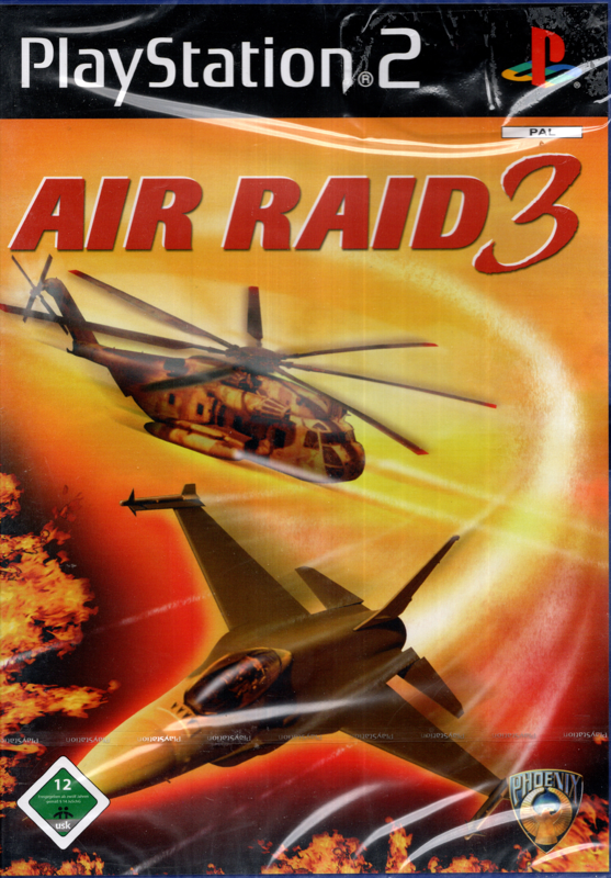 Air Raid 3 box art for Playstation 2